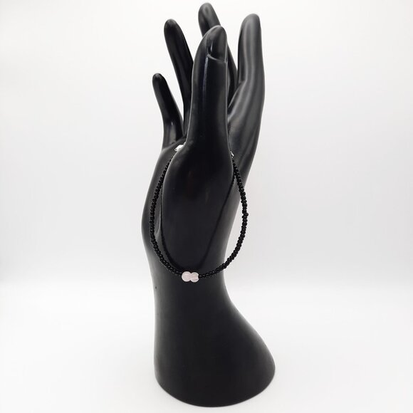 Rose Quartz Chakra Healing Gemstone Beaded Chain Bracelet Handmade Jewelry - Picture 4 of 10